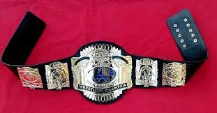 USWA UNIFIED HEAVYWEIGHT 24K GOLD Zinc Championship Belt