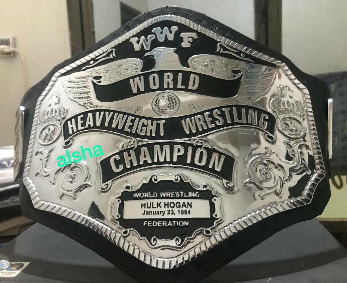 WWF HULK HOGAN 84 Zinc Championship Belt - Zees Belts
