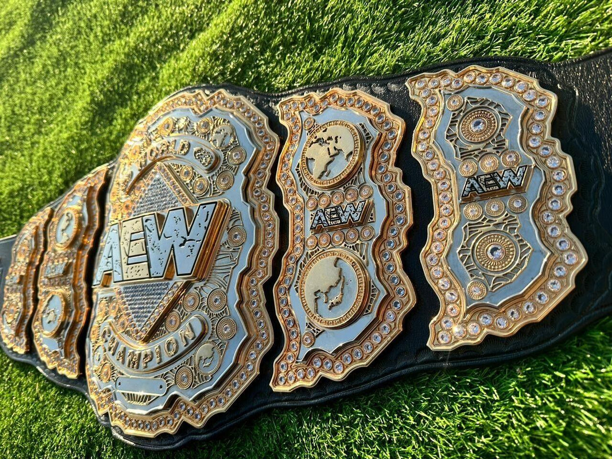 AEW Champion HEAVYWEIGHT CNC MADE CHAMPIONSHIP BELT - Zees Belts