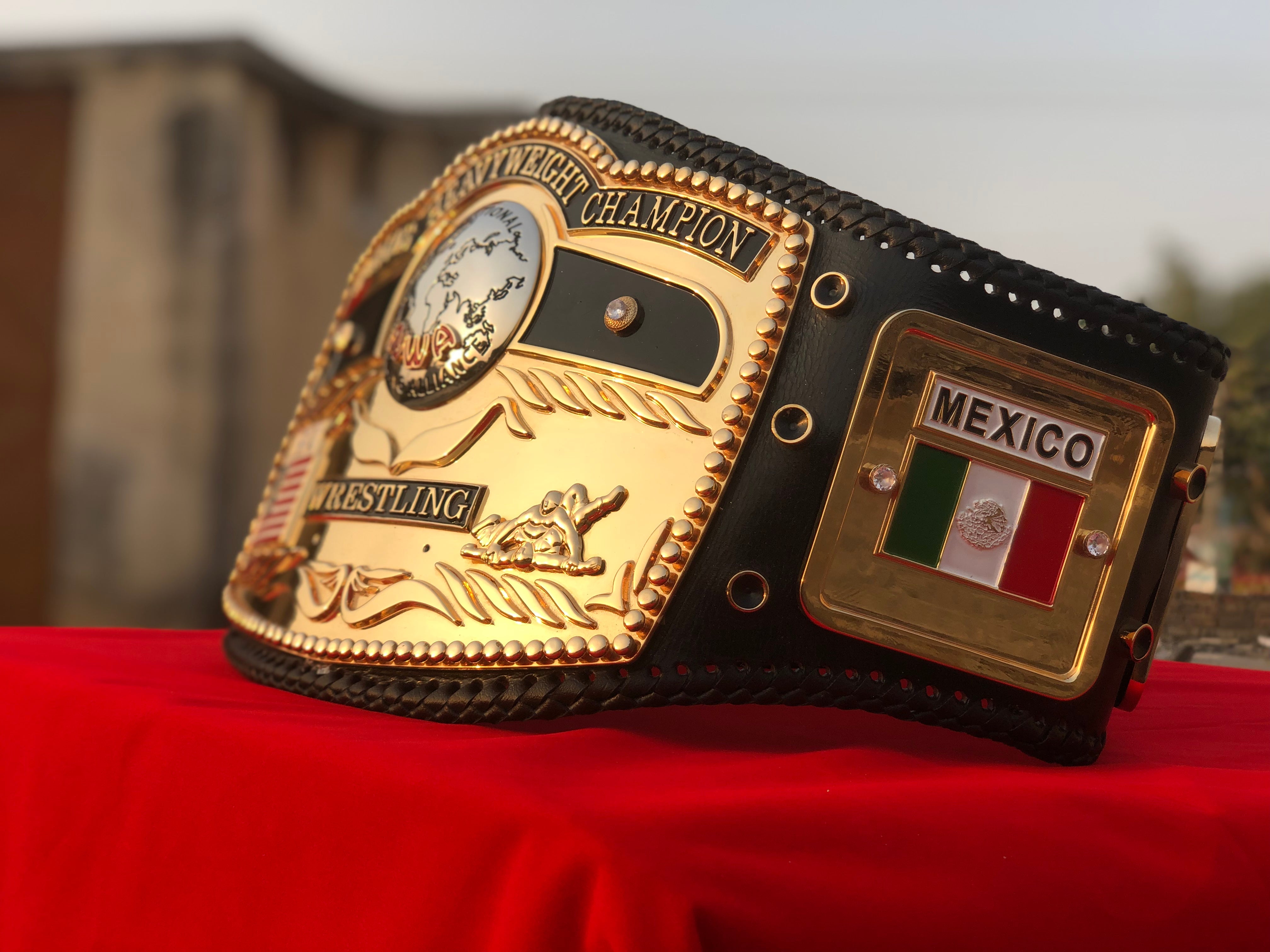 NWA Premium Domed Globe CNC Championship Belt