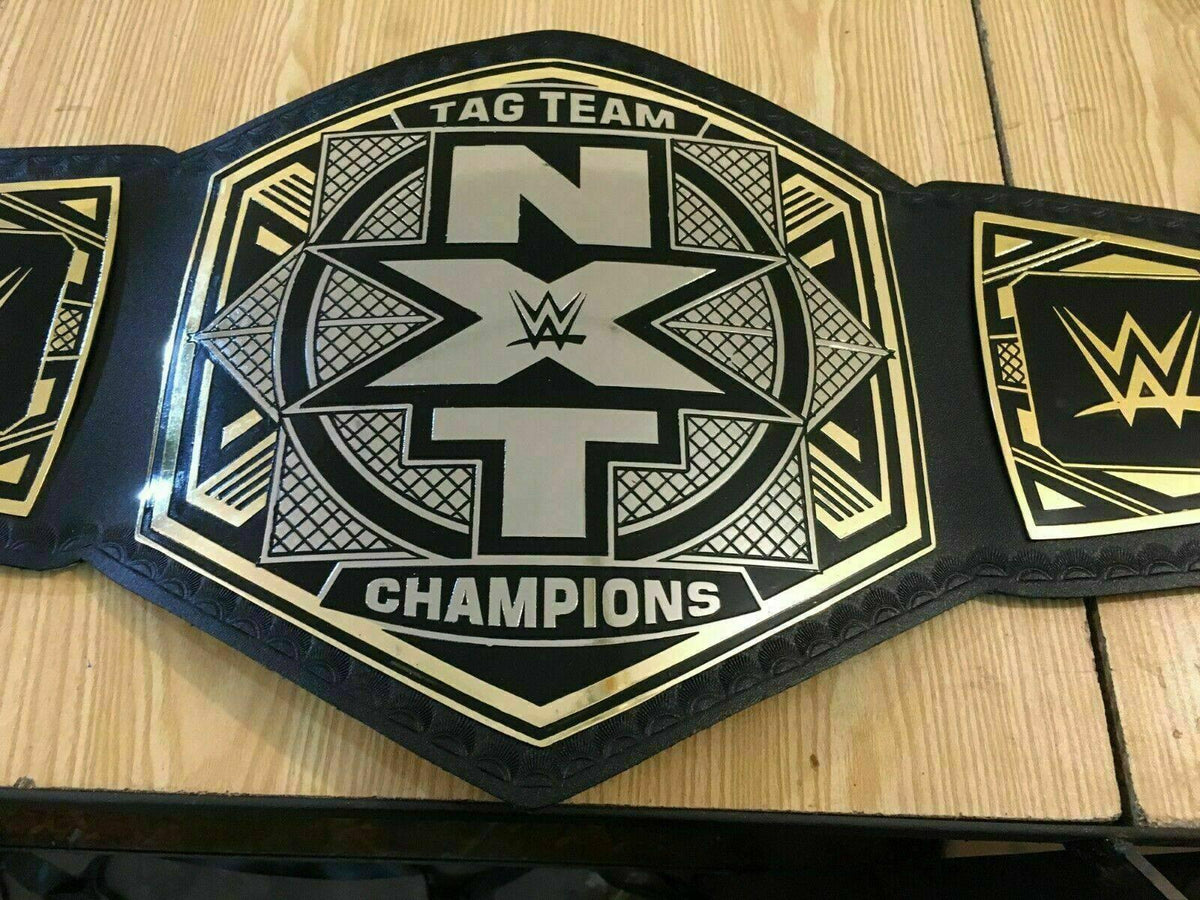 WWE NXT TAG TEAM Brass Championship Belt - Zees Belts