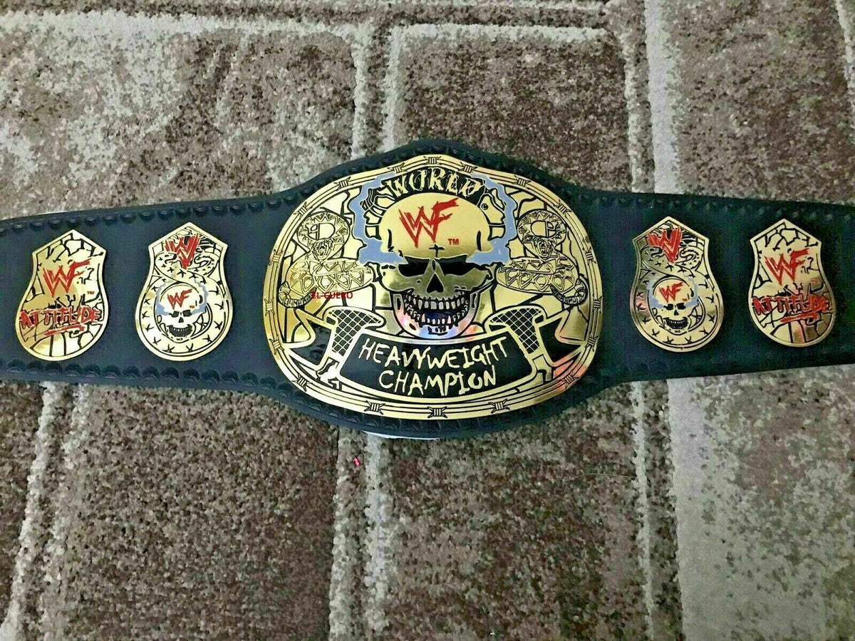 WWE Smoking Skull Brass Championship Belt - Zees Belts