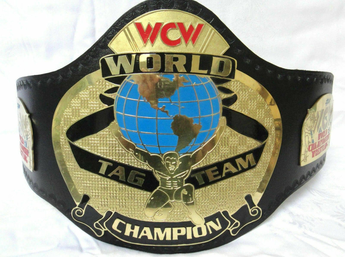 WCW WORLD TAG TEAM Brass Championship Belt - Zees Belts