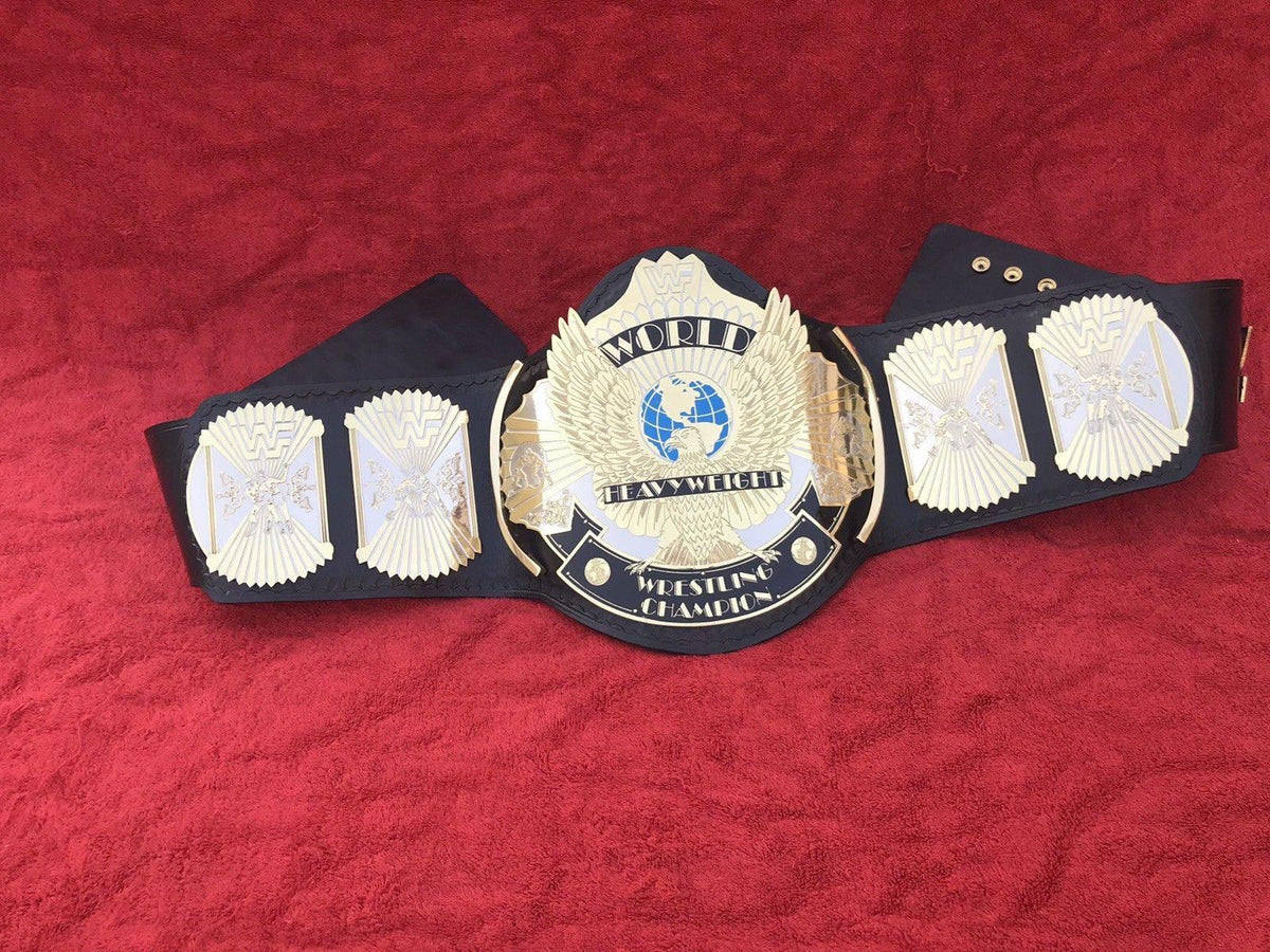 WWF WINGED EAGLE DUAL PLATED Brass Championship Title Belt - Zees Belts