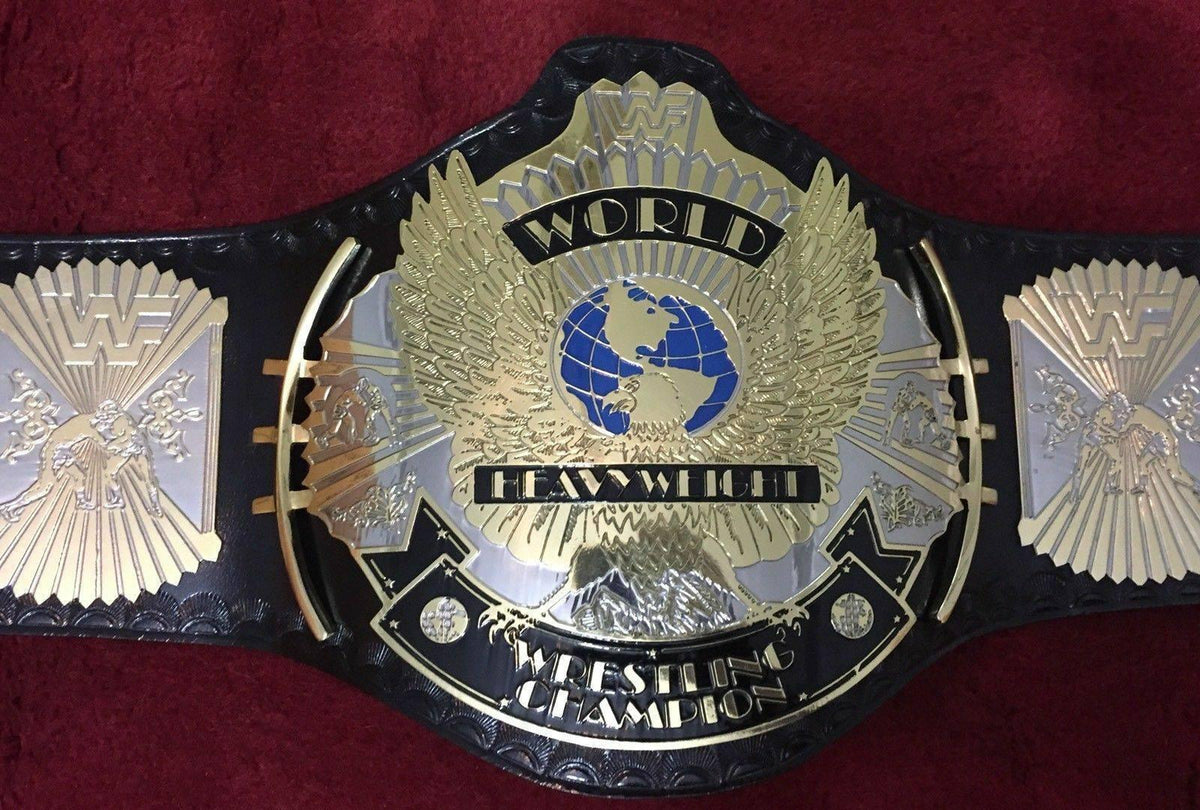 WWF WINGED EAGLE DUAL PLATED Brass Championship Belt - Zees Belts